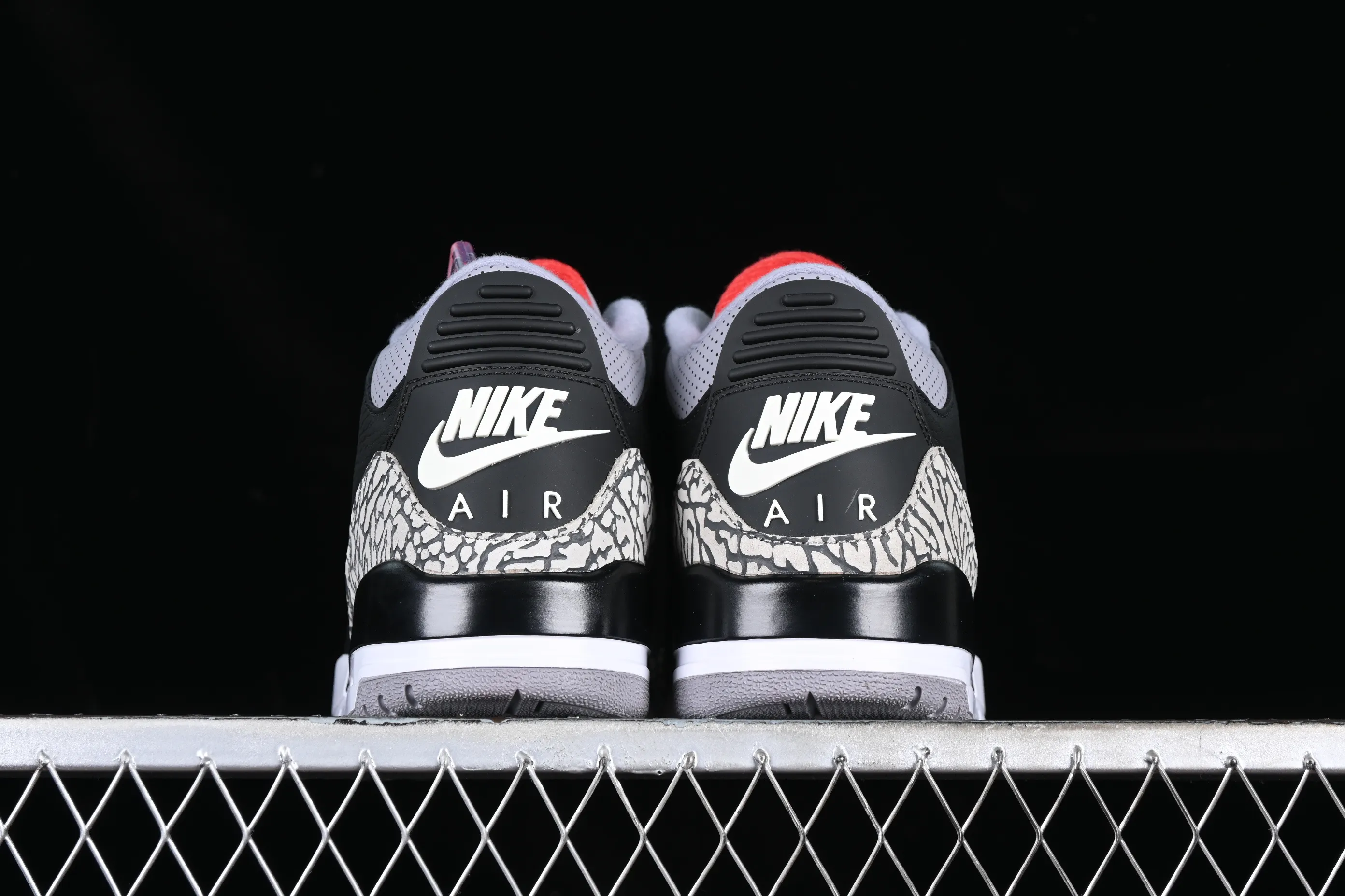 All categories Air Jordan Jordan series basketball shoes Air Jordan 3 pure original Air Jordan 3 Retro Black Cement (2018) AJ3 Joe 3 replica black cement 854262-001